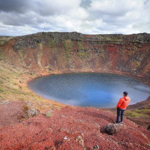 вулканический кратер Керид в Исландии