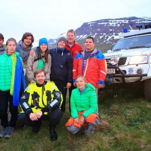 спасатели в Исландии
