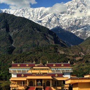 монастырь в горах индии в дхарамсале