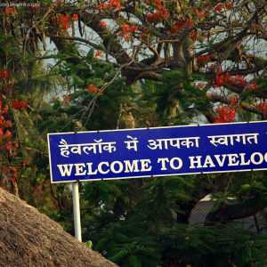 welcome to havelock island in andaman in india