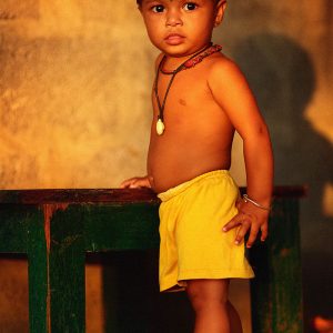 little indian boy in havelock island in andaman in india